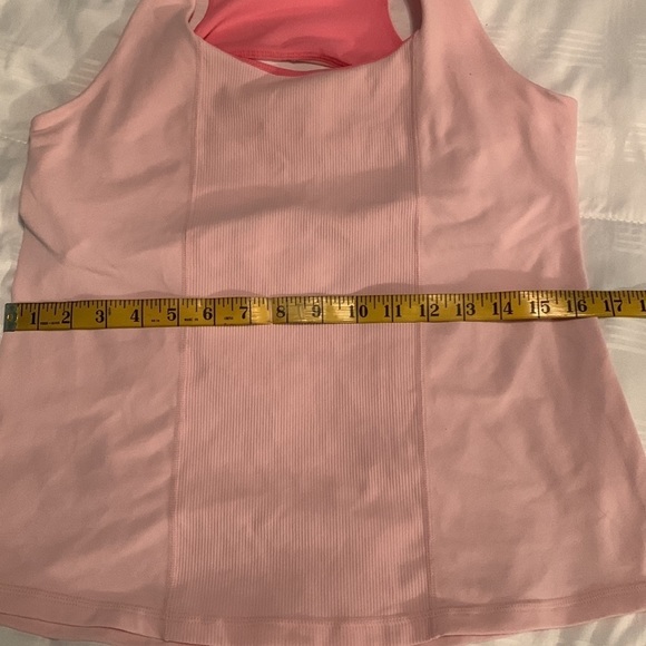 Lululemon Athletica Light Pink Tank Cutout Back size 10 - Picture 8 of 14